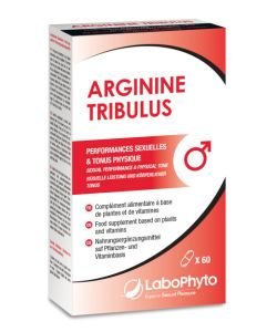 Arginine - Tribulus, 60 gélules